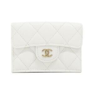 CHANEL White Wallet